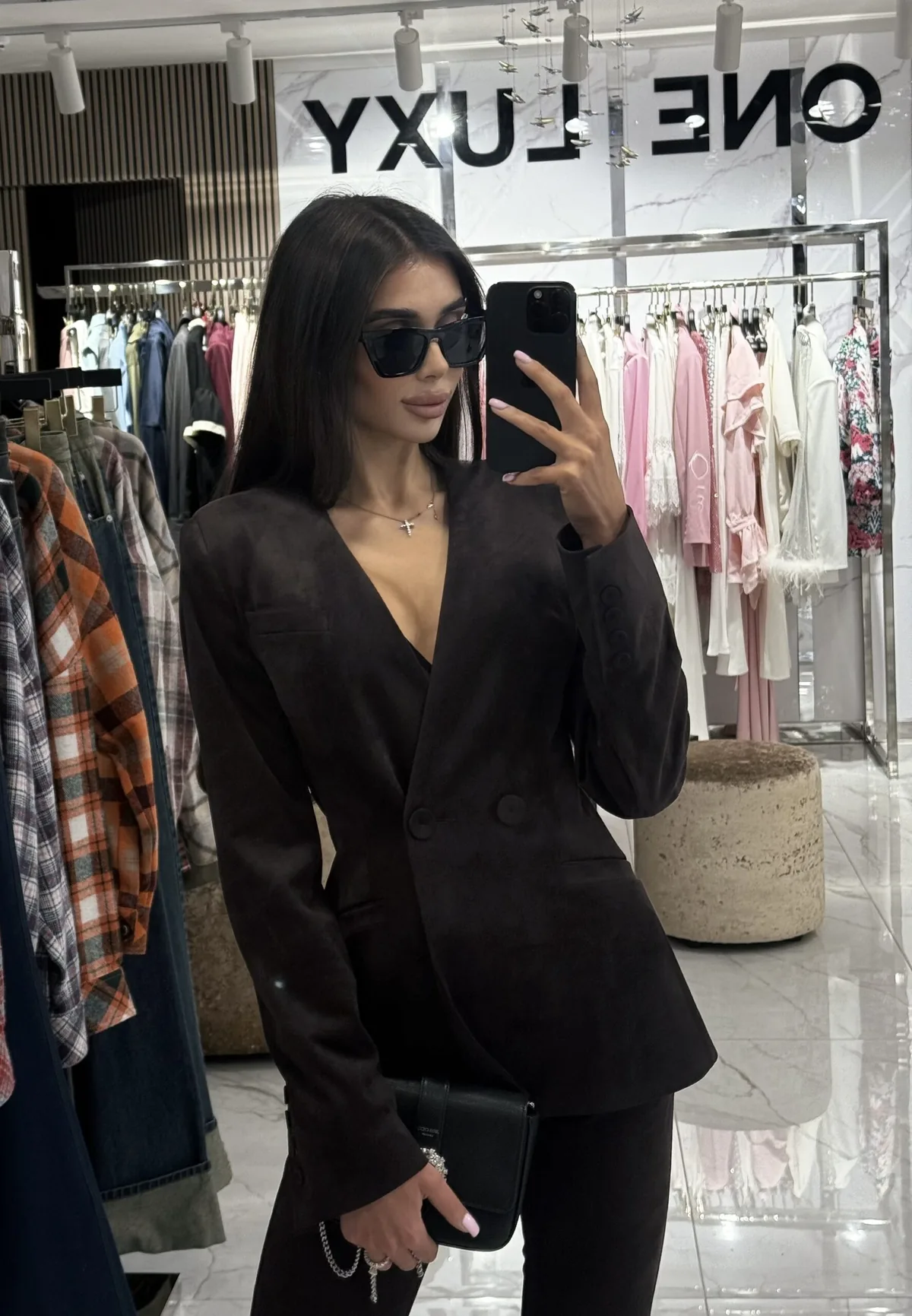 Miss suede blazer