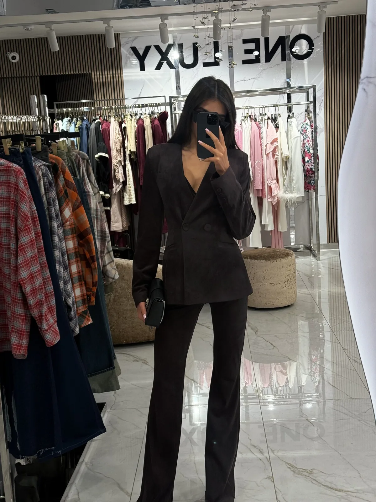 Miss suede pants