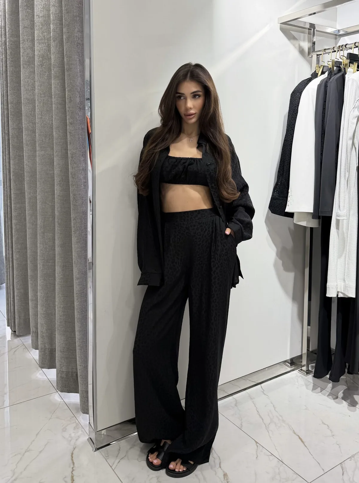 Jacquard suit